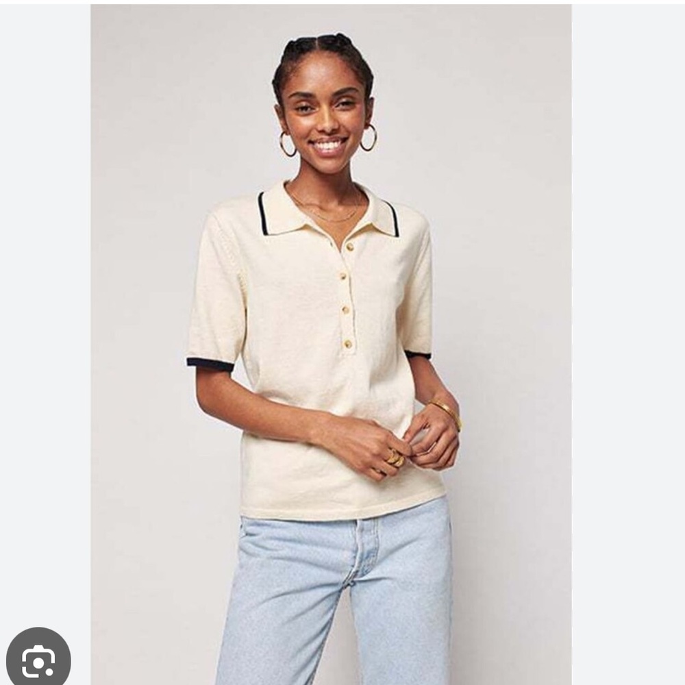 Faherty Short Sleeve Sweater